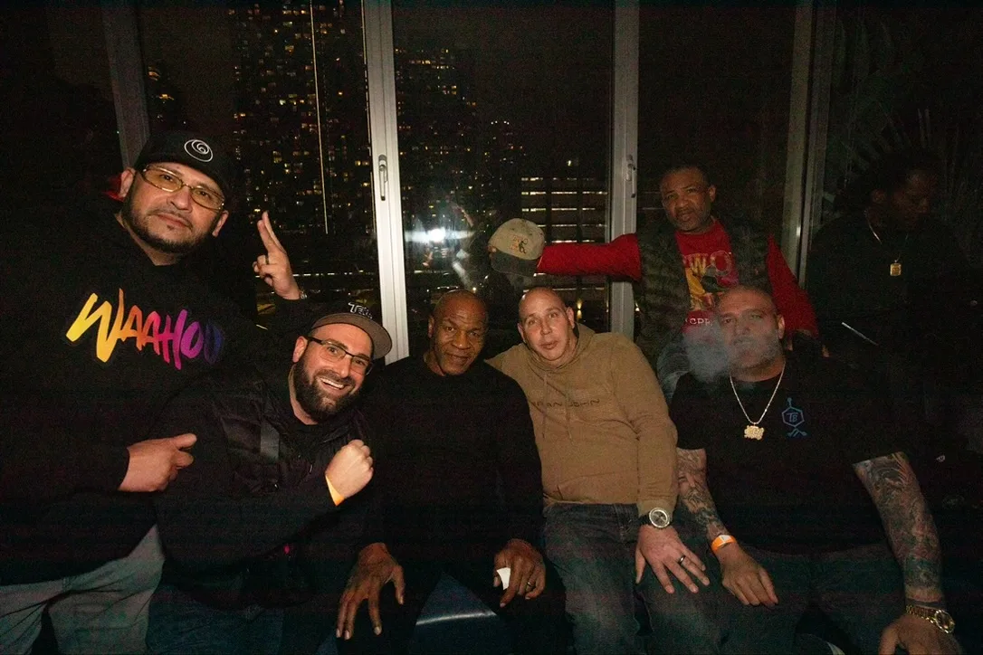 Gold Standard Solutions founder with clients and cannabis industry leaders at a New York City event